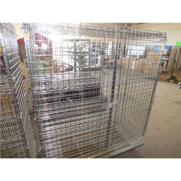 Stainless Steel Storage Cart On Wheels