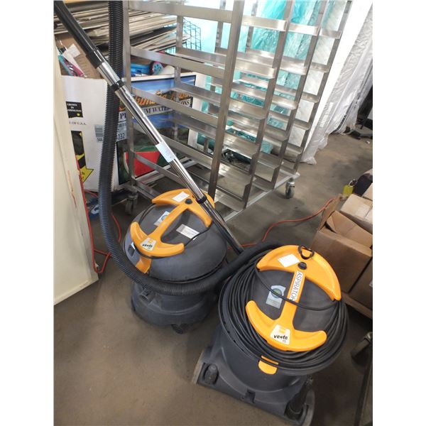 Two Taski Vento 15 Commercial Vacuums w/ Wands