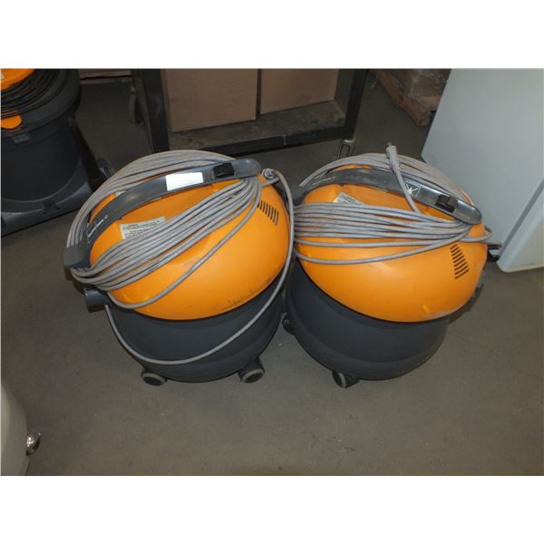 3 Taski Bora 12 & 1 Vac tec Commercial Vacuums