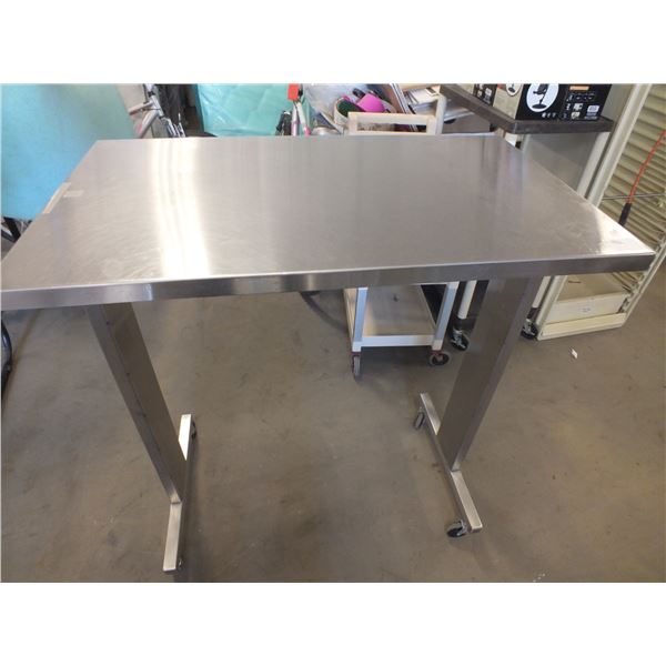 Stainless Steel Table on Wheels