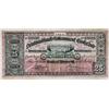 Image 1 : NEWFOUNDLAND GOVERNMENT CASH NOTE.  25 Cents.  1912-13.  CH-7c.  No. 15635.  Pin hole at center.  Fi