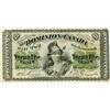 Image 1 : DOMINION OF CANADA.  25 Cents.  March 1, 1870.  DC-1b.  Large ‘B’  Very Fine.