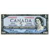 Image 1 : BANK OF CANADA.  $5.00.  1954 Issue.  BC-39aA.  No. *A/C0024523.  EF;  BC-39aA-i.  No. *R/C0001242. 