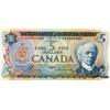 Image 1 : BANK OF CANADA.  $5.00.  1972 Issue.  BC-48aA.  No. *CA3046344.  AU;  No. *CC2895109.  Unc;  No. *CD