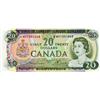 Image 1 : BANK OF CANADA.  $20.00.  1969 Issue.  BC-50bA.  Lawson-Bouey.  No. *WV1351068.  EF;  $50.00.  1975 