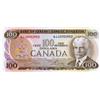 Image 2 : BANK OF CANADA.  $100.00.  1975 Issue.  BC-52b.  Crow-Bouey.  No. AJJ2952951 and AJJ2952952.  Lot of