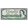 Image 1 : BANK OF CANADA.  $1.00.  1954 Issue.  BC-37b-i.  BABN.  Beattie-Rasminsky.  No. M/P5000000.  EF+.