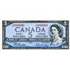 Image 1 : BANK OF CANADA.  $5.00.  1954 Issue.  BC-39b.  Beattie-Rasminsky.  No. Z/C8000000.  AU.