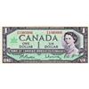 Image 1 : BANK OF CANADA.  $1.00.  1967 Issue.  BC-45b.  No. P/O1000000.  AU+.