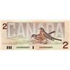 Image 1 : BANK OF CANADA.  $2.00.  1986 Issue.  BC-55b-i.  Thiessen-Crow.  No. EBU0000001.  Very Choice AU.