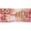Image 1 : BANK OF CANADA.  $50.00.  2004 Issue.  BC-65a.  (CH-E-15-iii).  A mismatched serial number error, wi