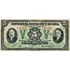 Image 1 : IMPERIAL BANK OF CANADA.  $5.00.  Nov. 1, 1933.  CH-375-20-02.  No. F123747/A.  VG.