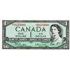 Image 1 : BANK OF CANADA.  $1.00.  1954 Issue.  BC-37bA.  Beattie-Rasminsky.  No.’s *S/O0101664 & *S/O0273060.