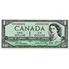 Image 1 : BANK OF CANADA.  $1.00.  1954 Issue.  BC-37bA-i.  Beattie-Rasminsky.  No. *H/Y0359268.  CCCS graded 