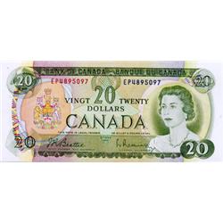 BANK OF CANADA.  $20.00.  1969 Issue.  BC-50a.  Beattie-Rasminsky.  No.EC1771767.  No. EP4895097.  B