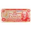 Image 1 : BANK OF CANADA.  $50.00.  1975 Issue.  BC-51bA.  Crow-Bouey.  No. EHX1727975.  CCCS graded Almost Un