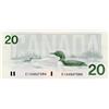 Image 1 : BANK OF CANADA.  $20.00.  1991 Issue.  BC-58a.  Thiessen-Crow.  No. EIA6067086.  Without Serif.  CCC