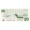 Image 2 : BANK OF CANADA.  $20.00.  1991 Issue.  BC-58aA-i.  Thiessen-Crow.  No.EIX2745926 & EIX2745927. With 