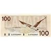 Image 1 : BANK OF CANADA.  $100.00.  1988 Issue.  BC-60a.  Thiessen-Crow.  No. AJV7023047.  Hidden BPN.  CCCS 