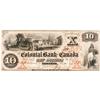 Image 1 : THE COLONIAL BANK OF CANADA. $10.00. 1859. CH-130-10-04-12. No. 72/C. PCGS graded Extra Fine-45.