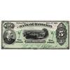 Image 1 : THE BANK OF HAMILTON. $5.00. Dec. 1, 1887. CH-345-12-02P. A full colour Face Proof on thin paper. A 