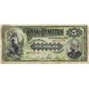 Image 1 : THE BANK OF HAMILTON. $5.00. June 1, 1892. CH-345-16-02a. Pro-Cashier, left. No. D133575. Very Good+