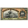 Image 1 : THE BANK OF HAMILTON. $10.00. June 1, 1914. CH-345-20-16. 'C…C' overprinted in red. No. 593729. Good