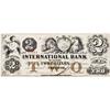 Image 1 : THE INTERNATIONAL BANK OF CANADA. $2.00. Sept. 15, 1858. CH-380-10-08-12. No. 15271. PMG graded Unc-