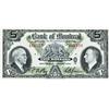 Image 1 : THE BANK OF MONTREAL. $5.00. Jan. 2, 1935. CH-505-60-02. No. 488359/A. Choice AU.