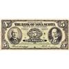 Image 1 : THE BANK OF NOVA SCOTIA. $5.00. 1918. CH-550-30-02. No. 723522/D. PMG graded VG-10.