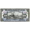 Image 1 : THE ROYAL BANK OF CANADA. $20.00. Jan. 2, 1913. CH-630-12-10. No. 214108/A. PMG graded Very Fine-20.