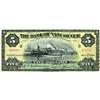 Image 1 : THE BANK OF VANCOUVER. $5.00. May 2, 1910. CH-775-10-02. Serial No. 000001/D.  Minor traces of glue 