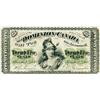 Image 1 : DOMINION OF CANADA.  25 CENTS. March 1, 1870. Letter ‘A’ under date. DC-1a. PMG graded Very Fine-20.