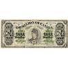 Image 1 : DOMINION OF CANADA.  $1.00. June 1, 1878. DC-8e. Lettered Border. Payable at Montreal. No. 549356. P
