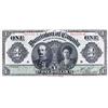 Image 1 : DOMINION OF CANADA.  $1.00. Jan. 3, 1911. DC-18d. No. 701538-W. Black Line. PCGS graded Very Fine-30