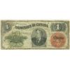 Image 1 : DOMINION OF CANADA.  $4.00. May 1, 1882. DC-10. No. 239806. PCGS GOOD-6. The appearance of A VG.