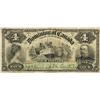 Image 1 : DOMINION OF CANADA.  $4.00. Jan. 2, 1902. DC-17a. ‘4’ at top. No. 029234. PMG graded Very Good-10.