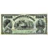 Image 1 : DOMINION OF CANADA.  $4.00. Jan. 2, 1902. DC-17b. ‘FOUR’s’ at top. No. 190255/A. PMG graded Very Fin