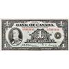 Image 1 : BANK OF CANADA.  $1.00. 1935 Issue. English Text. BC-1. Osborne. No. A3630570/C. BCS graded Very Fin