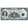 Image 1 : BANK OF CANADA.  $2.00. 1935 Issue. French Text. Osborne. BC-4. No. AF055634. PMG graded AU-55. EPQ.