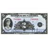 Image 1 : BANK OF CANADA.  $2.00. 1935 Issue. French Text. Osborne. BC-4. No. F003898. PMG graded Extra Fine-4