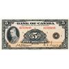 Image 1 : BANK OF CANADA.  $5.00. 1935 Issue. English Text. Osborne. BC-5. No. A1529695/A. A bright Very Fine.