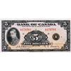 Image 1 : BANK OF CANADA.  $5.00. 1935 Issue. English Text. Osborne. BC-5. No. A179763/D. BCS graded FINE-15.
