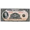 Image 1 : BANK OF CANADA.  $5.00. 1935 Issue. English Text. Osborne. BC-5. No. A982321/B. BCS graded FINE-12.