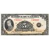Image 1 : BANK OF CANADA.  $5.00. 1935 Issue. French Text. Osborne. BC-6. No. F368027. PMG graded Very Fine-35