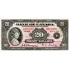 Image 1 : BANK OF CANADA.  $20.00. 1935 Issue. English Text. Large Seal. Osborne. BC-9a. No. A021890/C. PMG gr