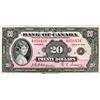 Image 1 : BANK OF CANADA. $20.00. 1935 Issue. English Text. Small Seal. Osborne. BC-9b. No. A058434/D. Very Go