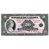 Image 1 : BANK OF CANADA. $20.00. 1935 Issue. French Text. Osborne. BC-10. No. F002907/A. PMG graded Very Fine