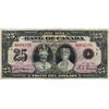 Image 1 : BANK OF CANADA.  $25.00. 1935 Issue. English Text. Osborne. BC-11. No. A004226/B. BCS graded Very Go