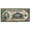 Image 1 : BANK OF CANADA.  $50.00. 1935 Issue. English Text. Osborne. BC-13. No. A31499/A. A solid FINE note.